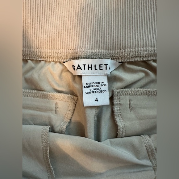 Athleta Brooklyn Mid Rise Ankle Pant – Abalone Beige (Size 4) - Picture 10 of 11